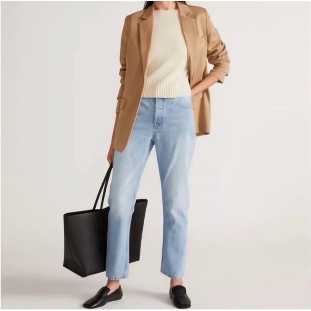 ✨Everlane The Curvy '90s Cheeky Straight Leg Ankle Button Fly Sz 27 Jeans✨